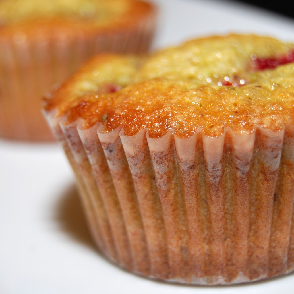 Raspberry Pistachio Teacakes